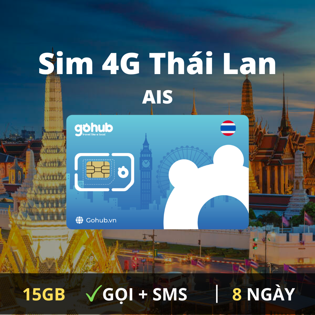 SIM 4G du lịch Thái Lan nghe gọi tại địa phương