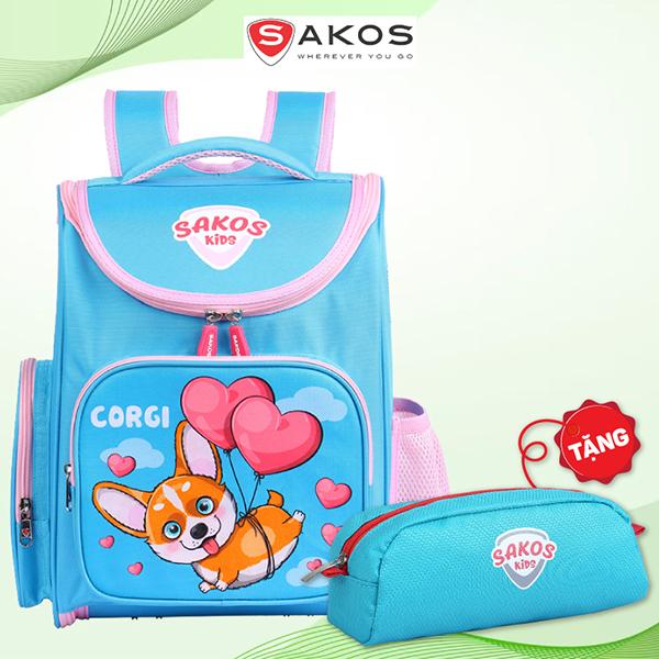 Ba Lô Tiểu Học Bé Gái Kid Diverti - Sakos SBO012CG - Corgi