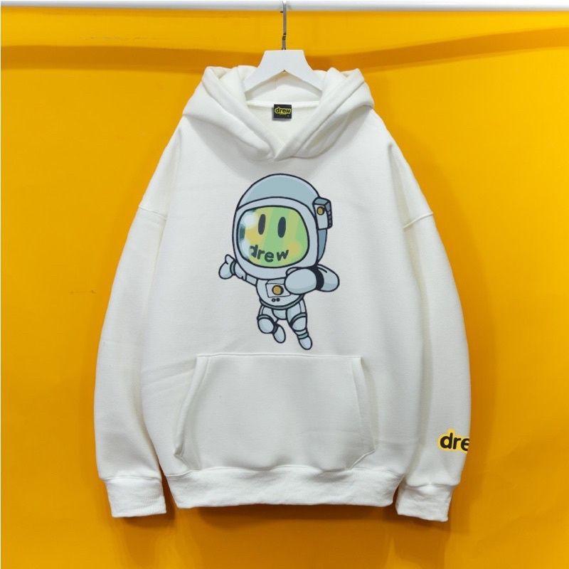 Áo hoodie drew phi hành gia chất liệu vải nỉ bông cao cấp