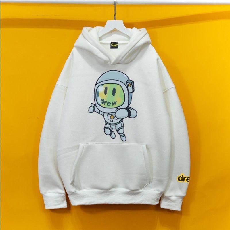 (Hot Trend) áo hoodie drew phi hành gia chất liệu vải nỉ bông cao cấp