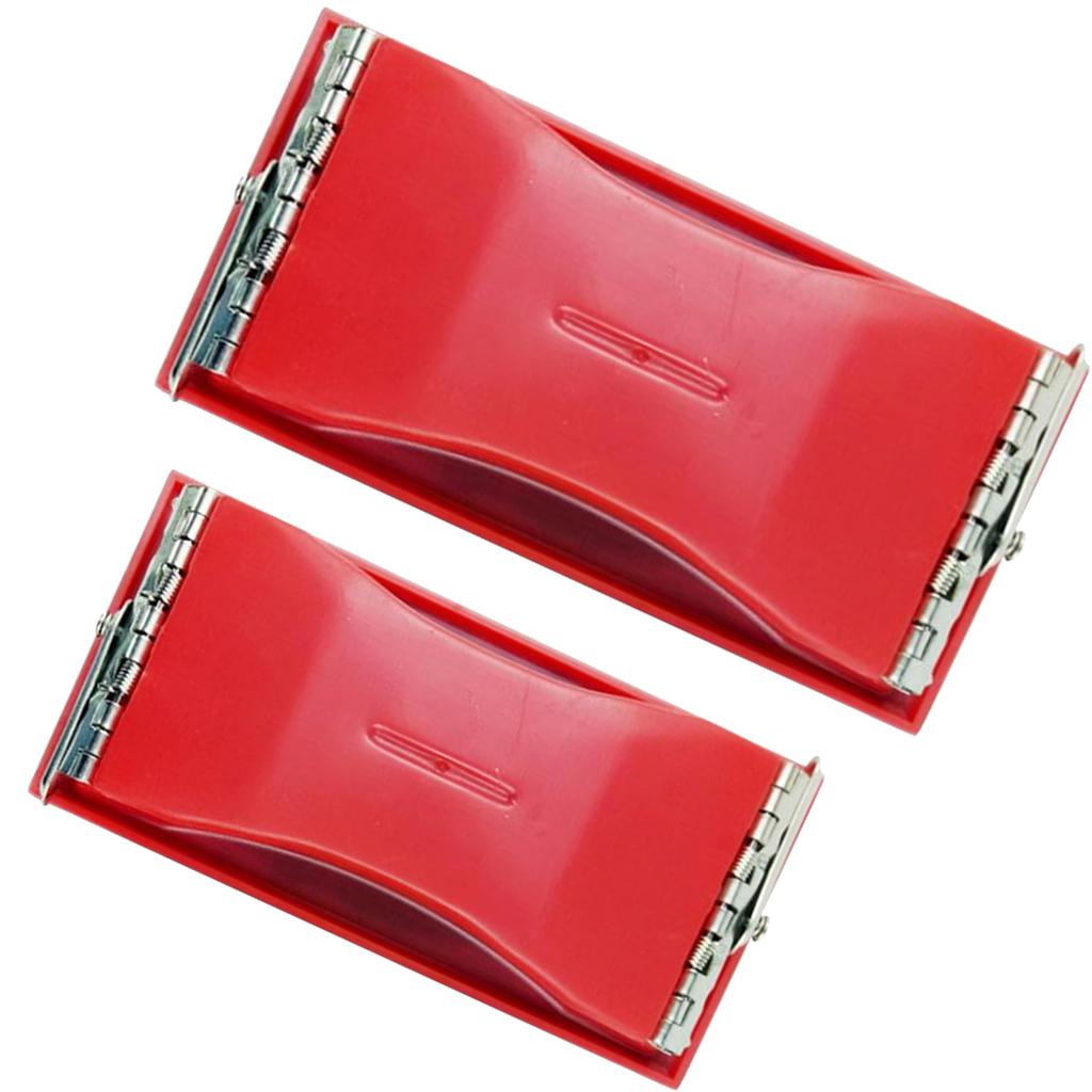 2 Chống Trơn Trượt Tay Cầm Đế Xốp Cát Giấy Khung Giấy Nhám Giá Đỡ Tự Làm Dụng Cụ