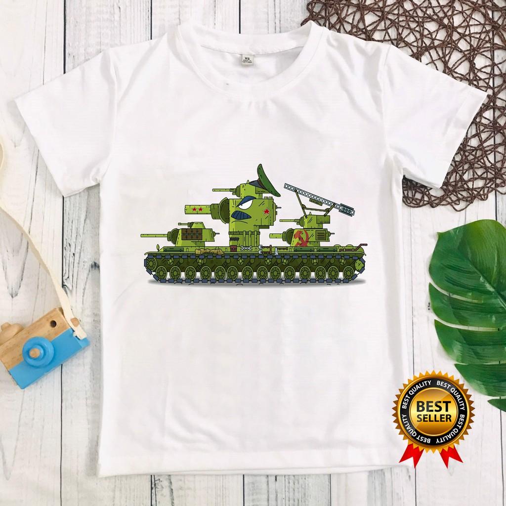 (SALE) Áo Thun Hoạt Hình Xe Tăng Đại Chiến đẹp mẫu mới siêu HOT