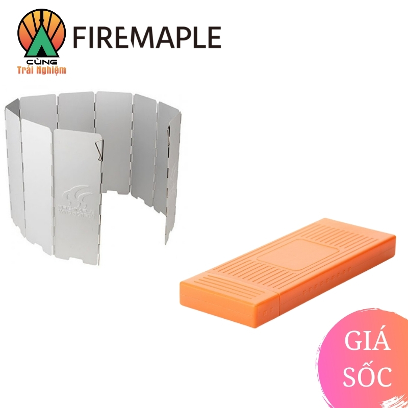 Tấm Chắn Gió Hợp Kim Nhôm Fire Maple FMW-510 Nhỏ Gọn 277g Chuyên Dụng Cho Du Lịch, Dã Ngoại Cắm Trại