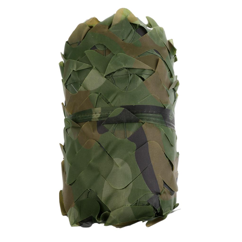 Hunting   Camouflage Net Woodland Leaves Camo Netting Cover 2m x 3m