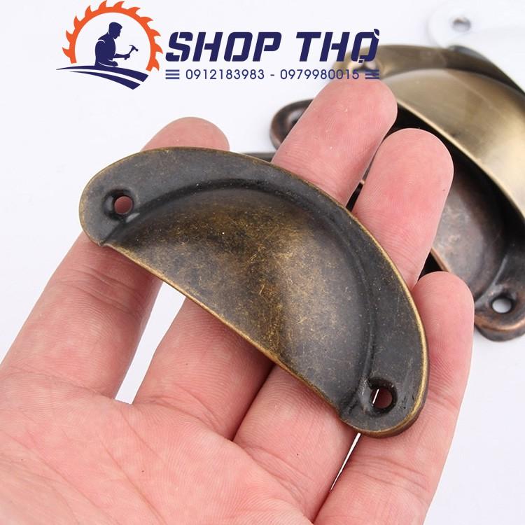 Tay kéo giả cổ kiểu núm âm nhiều màu sắc