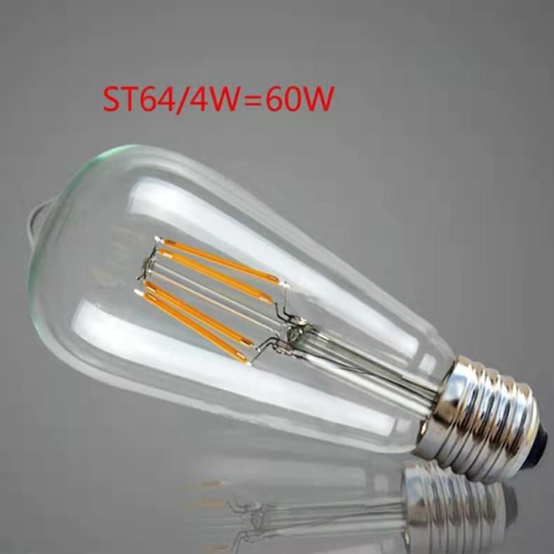 Bóng đèn LED Edison ST64 E27 4w 2700K