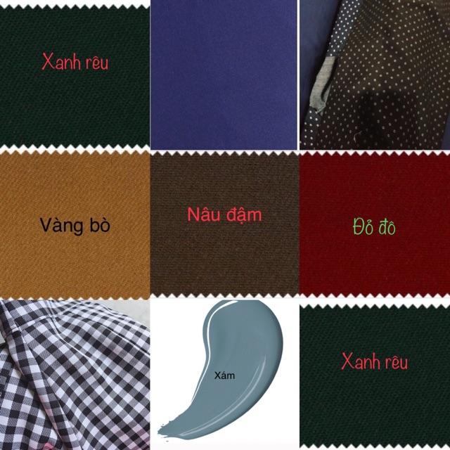 Chân váy midi tới gối có ảnh thật