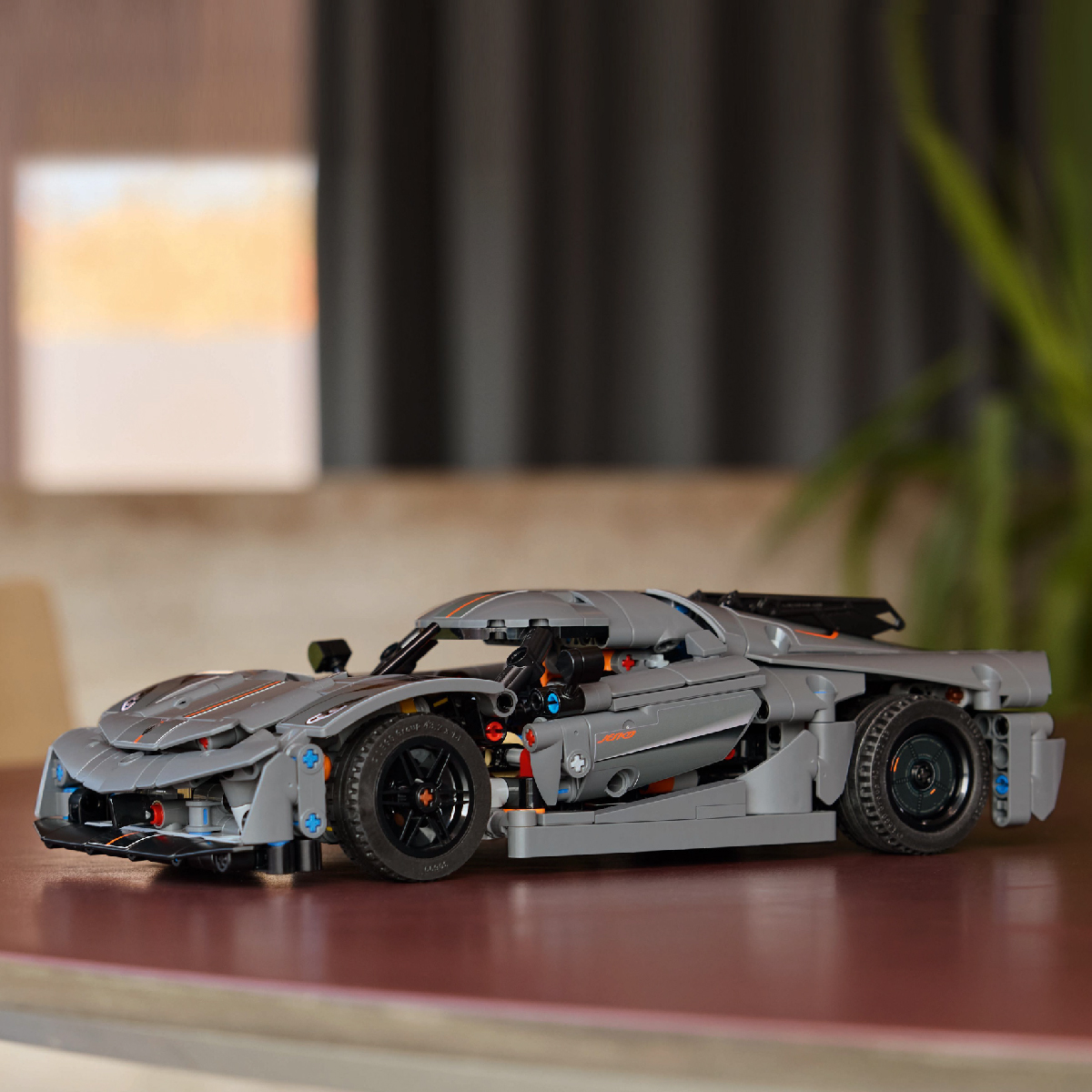 Đồ Chơi Lắp Ráp Xe Thể Thao Koenigsegg Jesko Absolut Màu Xám Lego Technic 42173 (801 Chi Tiết)