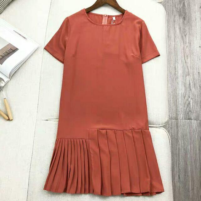 Đầm dáng xoè, đầm suông nữ, đầm nữ xinh,đầm xoè xếp ly