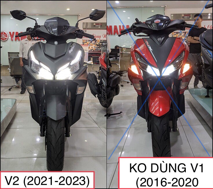 ỐP MÃO TRÊN DÙNG CHO ĐỜI XE NVX 2021 2022 2023 CACBON
