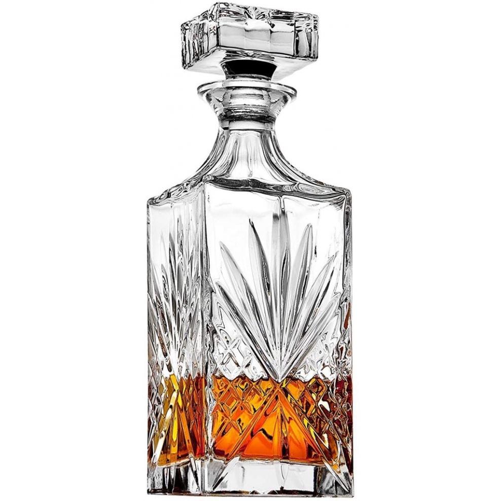 Bộ 1 Bình 6 Ly Pha Lê Cao Cấp GODINGER DUBLIN, Bộ Bình Ly Dùng Uống Whisky, Rượu Mạnh, Nhập Đức
