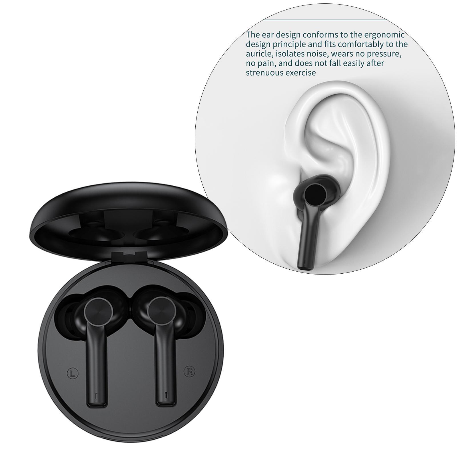 Wireless Earbuds Stereo Sound Headphones in Ear LED Digital Display Compatible with IOS/Android for Sport Running Workout Gaming