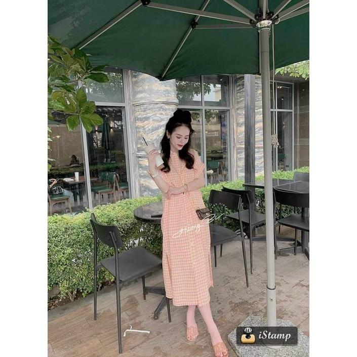 Đầm bầu thiết kế thời trang M45 Váy bầu xinh suông mùa hè 45-68kg - bauxinh