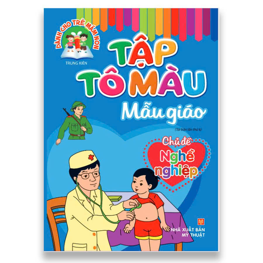 Bộ Túi Tập Tô Màu Mẫu Giáo (Bộ 8 Cuốn)