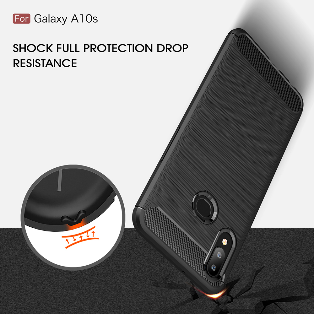 Hình ảnh Ốp lưng chống sốc cho Samsung Galaxy A10s hiệu Likgus (chuẩn quân đội, chống va đập, chống vân tay) - Hàng nhập khẩu