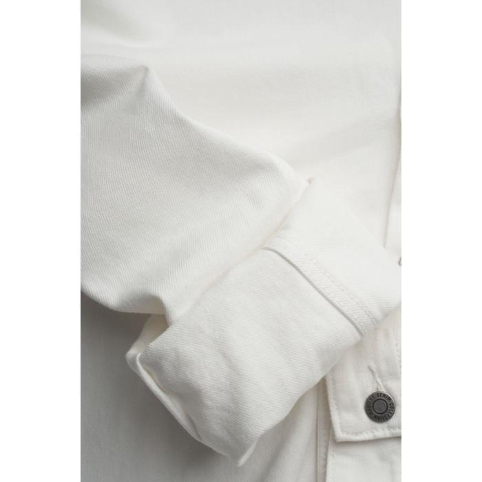 ÁO KHOÁC JEAN NAM MÀU TRẮNG FORM REGULAR - 10S22DJA001 | LASTORE MENSWEAR