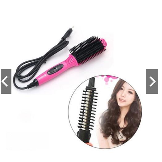 Lược Điện Tạo Kiểu Tóc Đa Năng Cao Cấp No.V.a NHC-8810, Lược Điện Uốn Cụp - Uốn Xoăn - Dập Xù Phồng