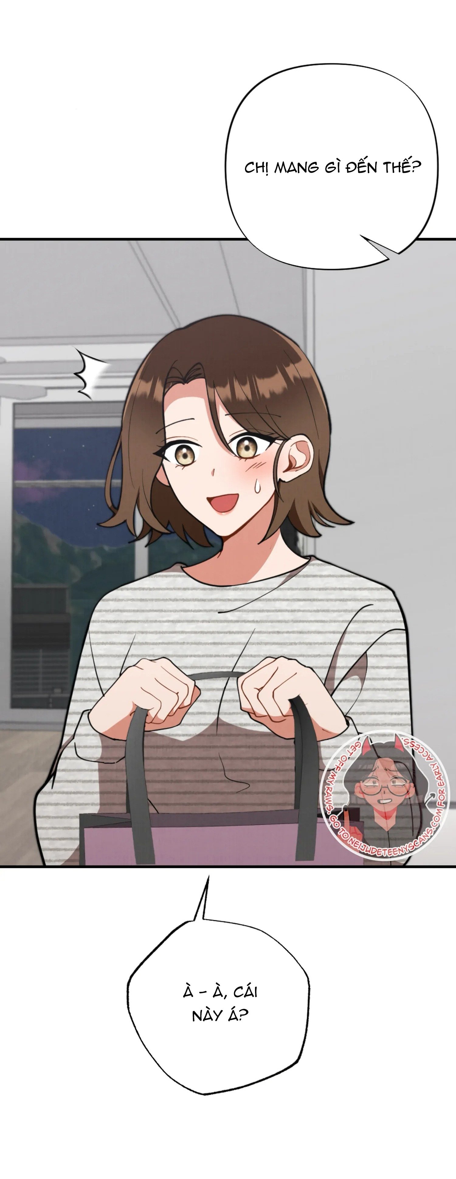 [18+] bạn của em trai không thể to như vậy! chapter 12.1 17