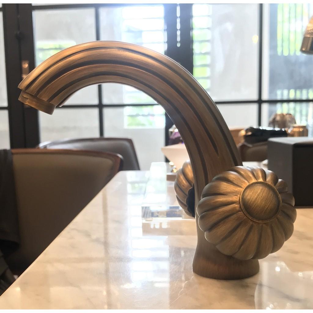 Vòi chậu lavabo bằng đồng giả cổ - FDB1751