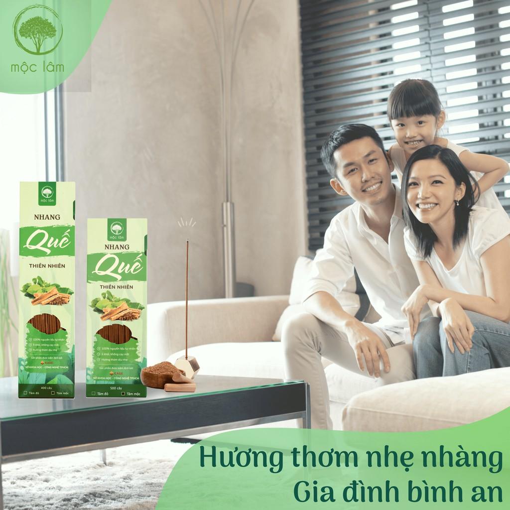 Nhang Quế Thiên Nhiên 2400cây 38cm - TIẾT KIỆM 78K - Nhang Sạch - Ít khói - MỘC LÂM