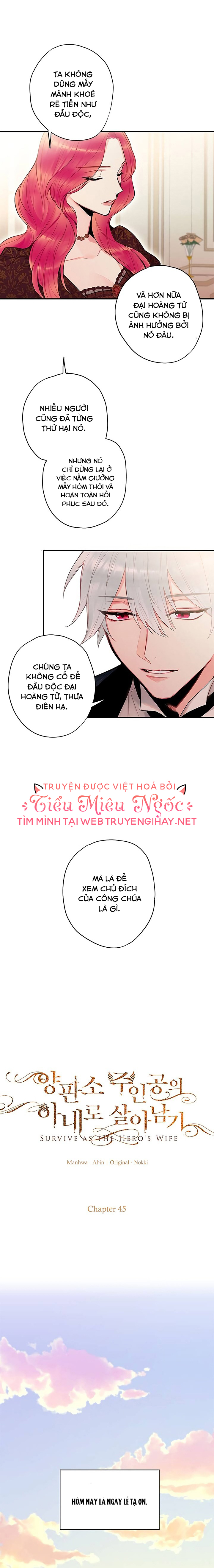 sống sót với thân phận là vợ của vị anh hùng chapter 45 4