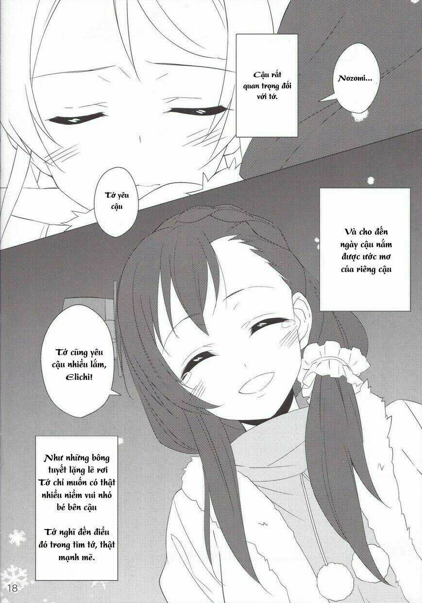 love live - chisa na shiawase wo yuki no youni takusan anata ni furi sosogitai kara manga summary chapter 1 16