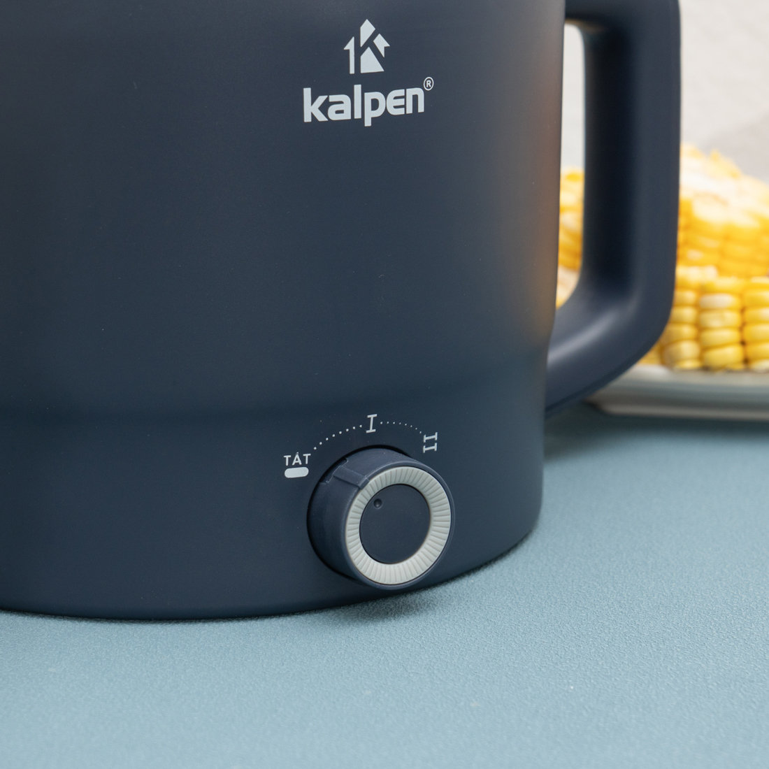 Nồi lẩu điện mini đa năng Kalpen P6 dung tích 1.8L kèm xửng hấp - Hàng chính hãng