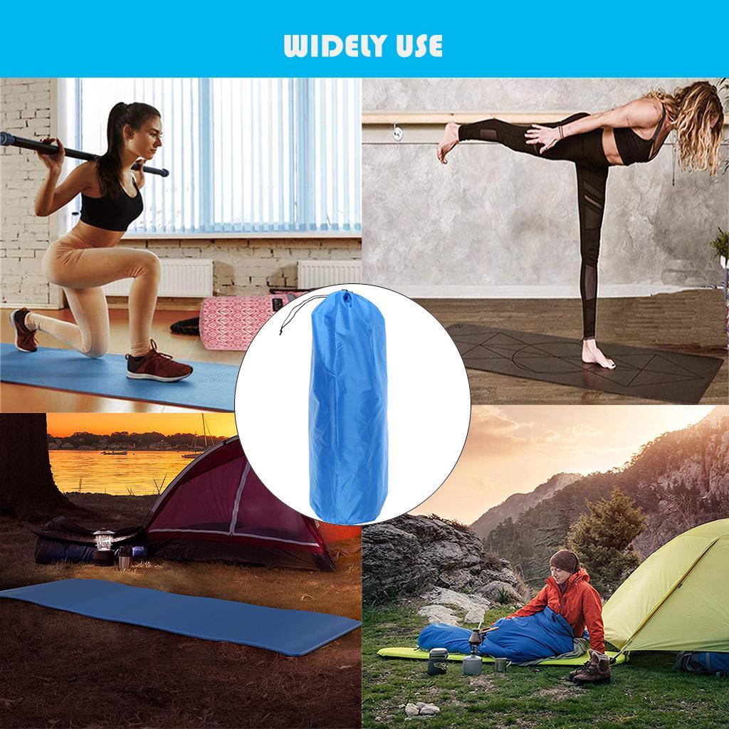 3x Sleeping Pad Yoga Mat Storage Bag Waterproof Dustproof Blue