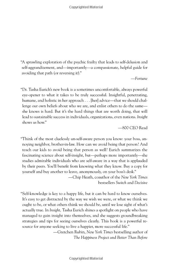 Insight: How To Succeed By Seeing Yourself Clearly