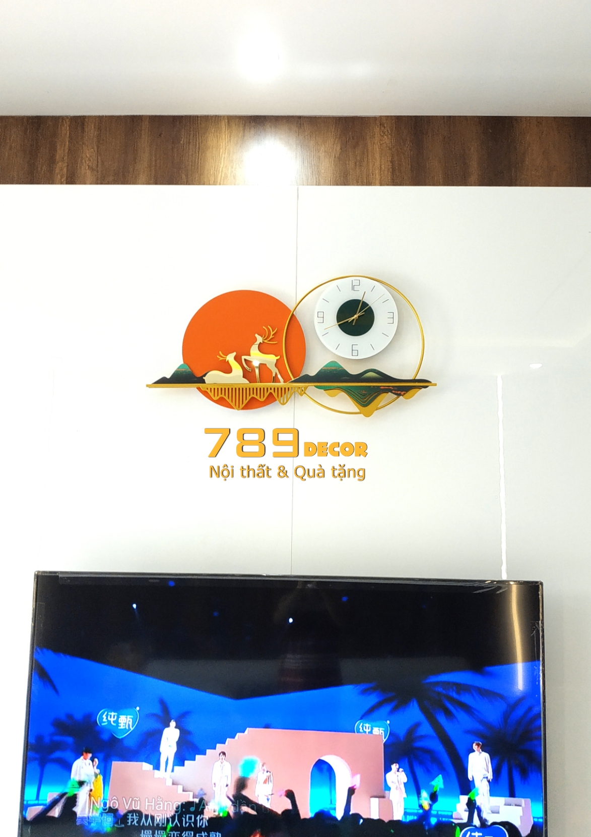 Đồng Hồ Treo Tường Trang trí Chuyện Tình Ánh Trăng
