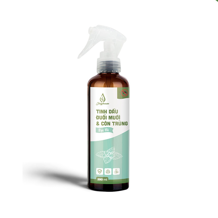 Bình xịt Phòng tinh dầu đuổi muỗi & côn trùng 280ml JULYHOUSE