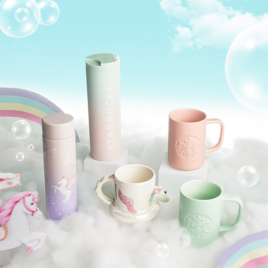 Bình Starbucks 15Oz Stainless Steel Mocha-B FY23 SUM2 Unicorn WM