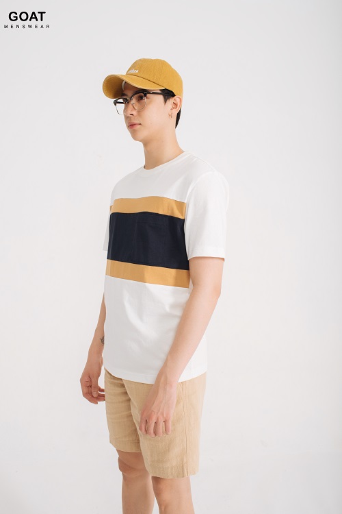 Áo Thun Nam Cổ Tròn Ngắn Tay Thời Trang GOAT MENSWEAR