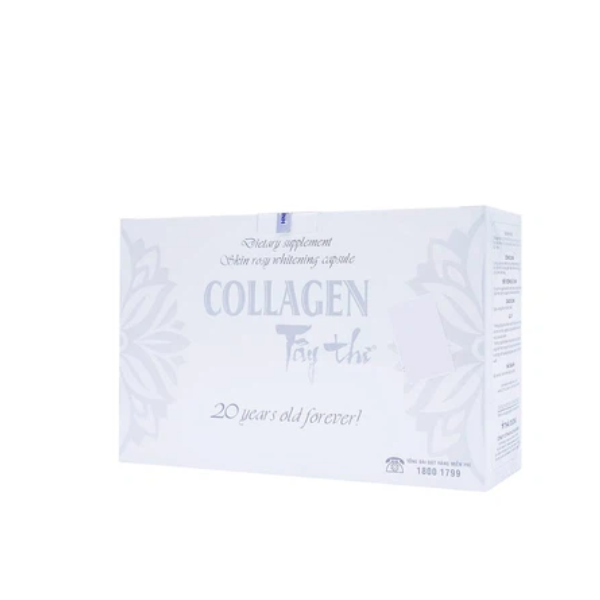 Thực Phẩm Chức Năng Hộp 20 Vỉ Viên Dưỡng Trắng Đẹp Da Colagen Tây Thi (6 Viên/Vỉ)