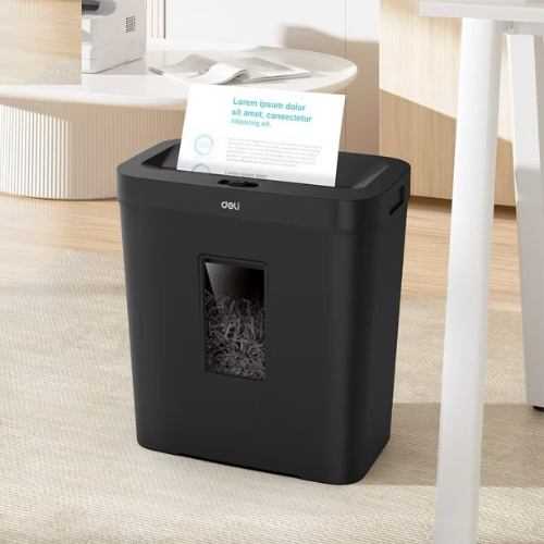 Máy Hủy Tài Liệu Deli Cao Cấp 15 Lít ET024, Máy Băm Giấy Card CD Bảo Mật Thông Tin Tài Liệu Giấy Tờ