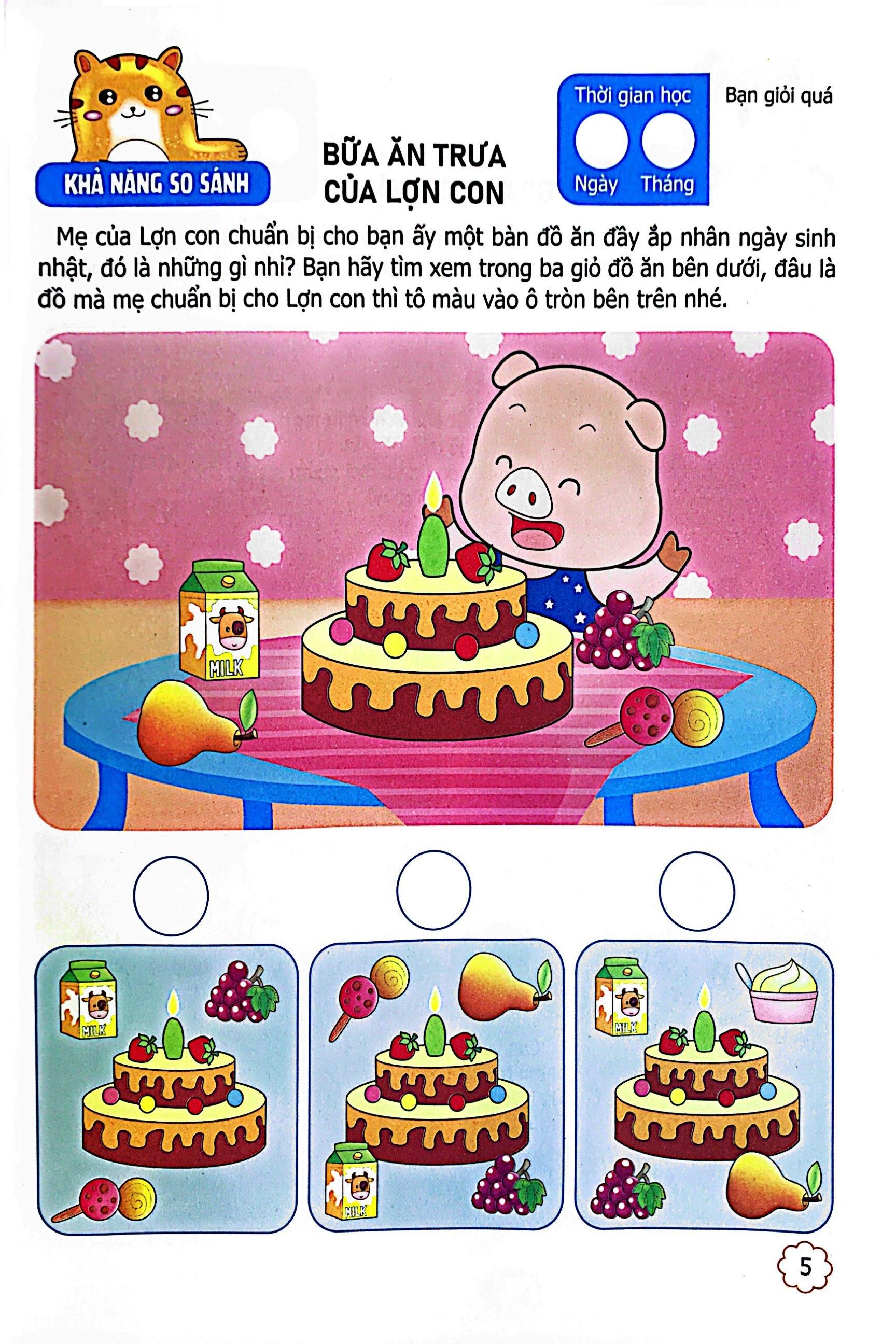 Sân Chơi Trí Tuệ Cho Trẻ - Rèn Luyện Tư Duy Não Trái + Phát Triển Sáng Tạo Não Phải - Dành Cho Bé 4-5 Tuổi - Tập 1