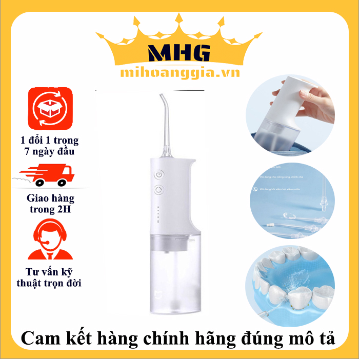 Hình ảnh Máy Tăm Nước Vệ Sinh Răng Miệng Xiaomi Mijia MEO701 - Hàng Nhập Khẩu