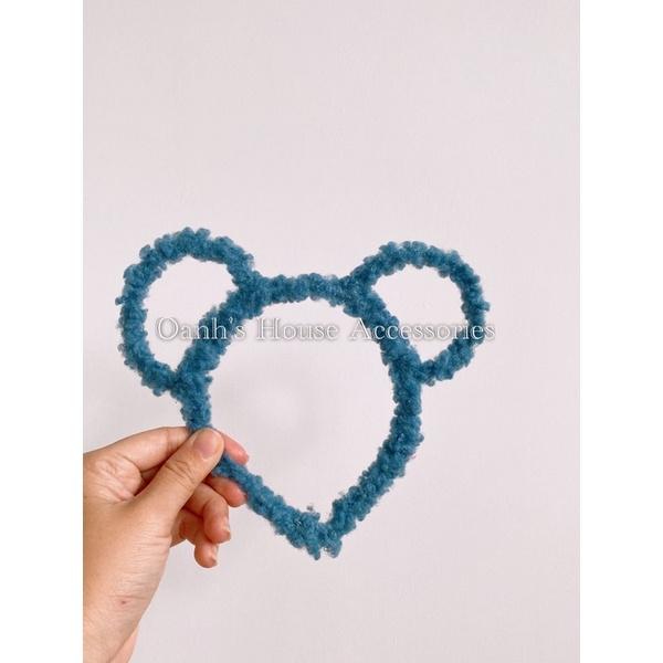 Bờm tóc tai gấu, tai thỏ lông xù