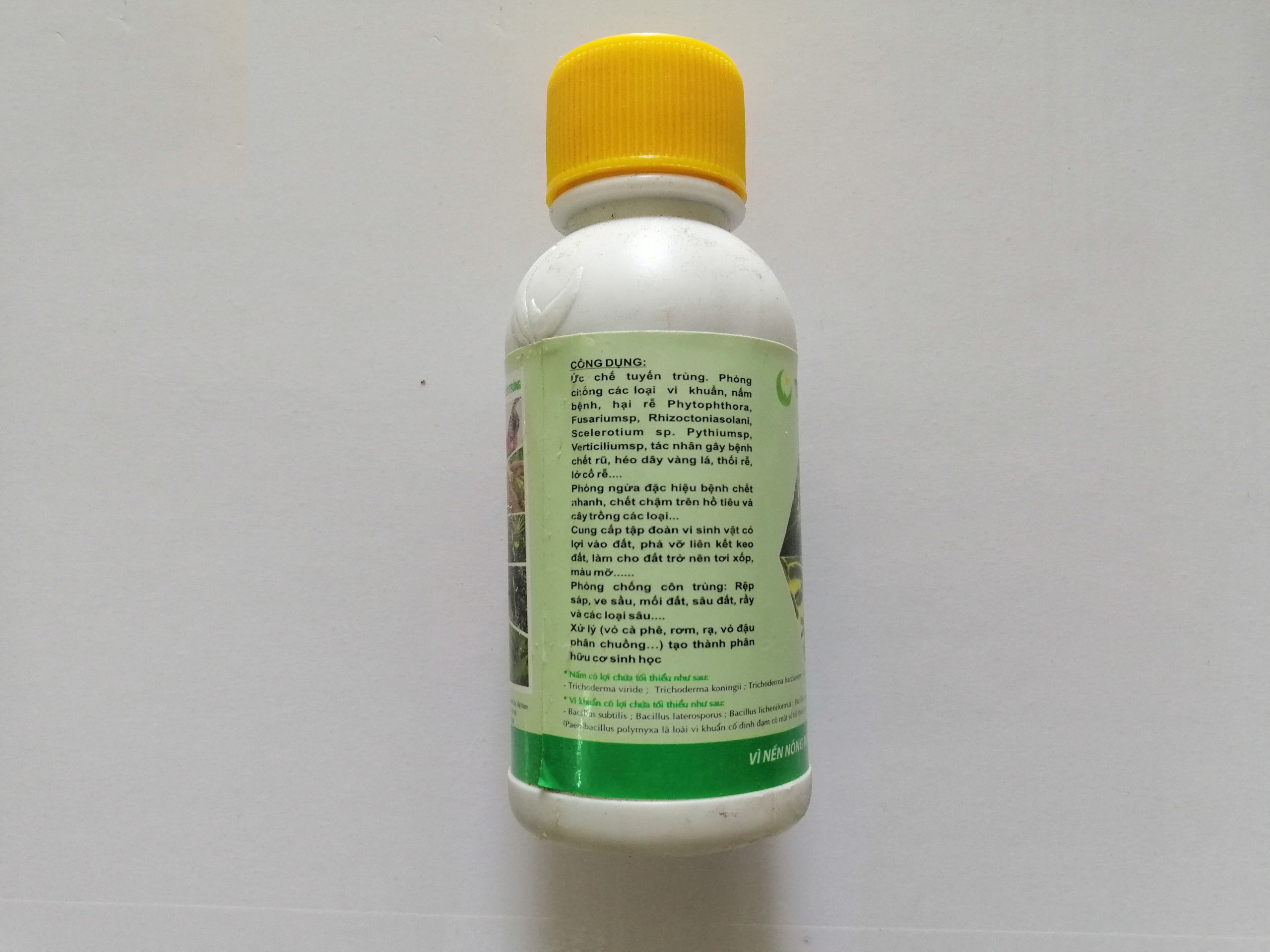 Chế phẩm TRICHODERMA BACILLUS 110ml - ỨC CHẾ NẤM, VI KHUẨN, TUYẾN TRÙNG