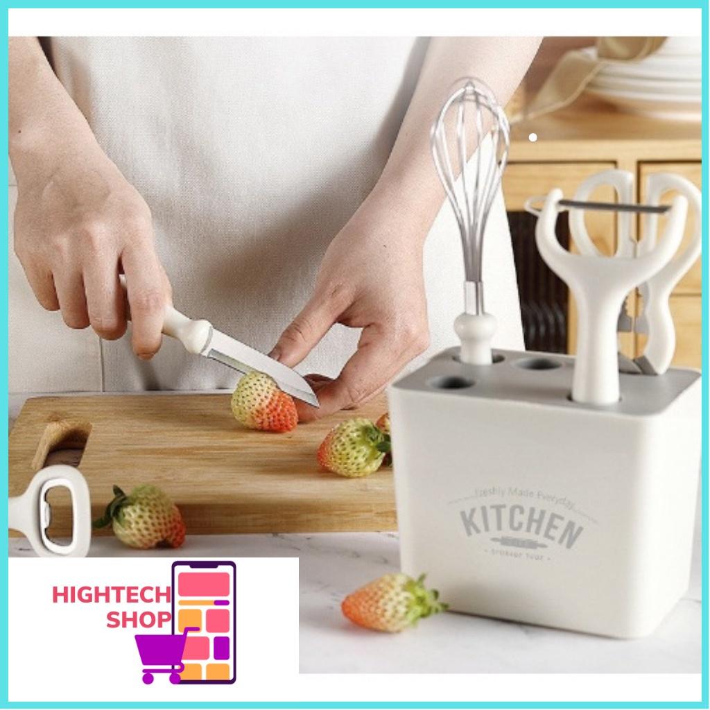 Bộ 6 Món Nhà Bếp Kitchen Gadgets kéo dao bào đánh trứng đồ khui