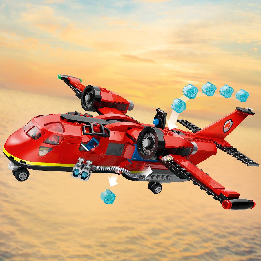 Đồ Chơi Lắp Ráp Máy Bay Cứu Hỏa LEGO CITY 60413 (478 chi tiết)
