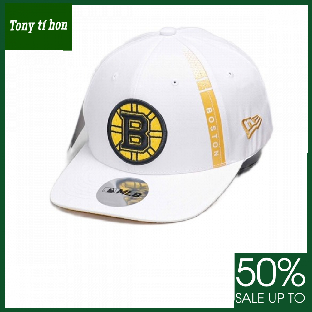 Tony tí hon - Mũ/nón kết lưỡi trai Snapback B Boston phối cách thời trang nam nữ cao cấp - màu xanh đen