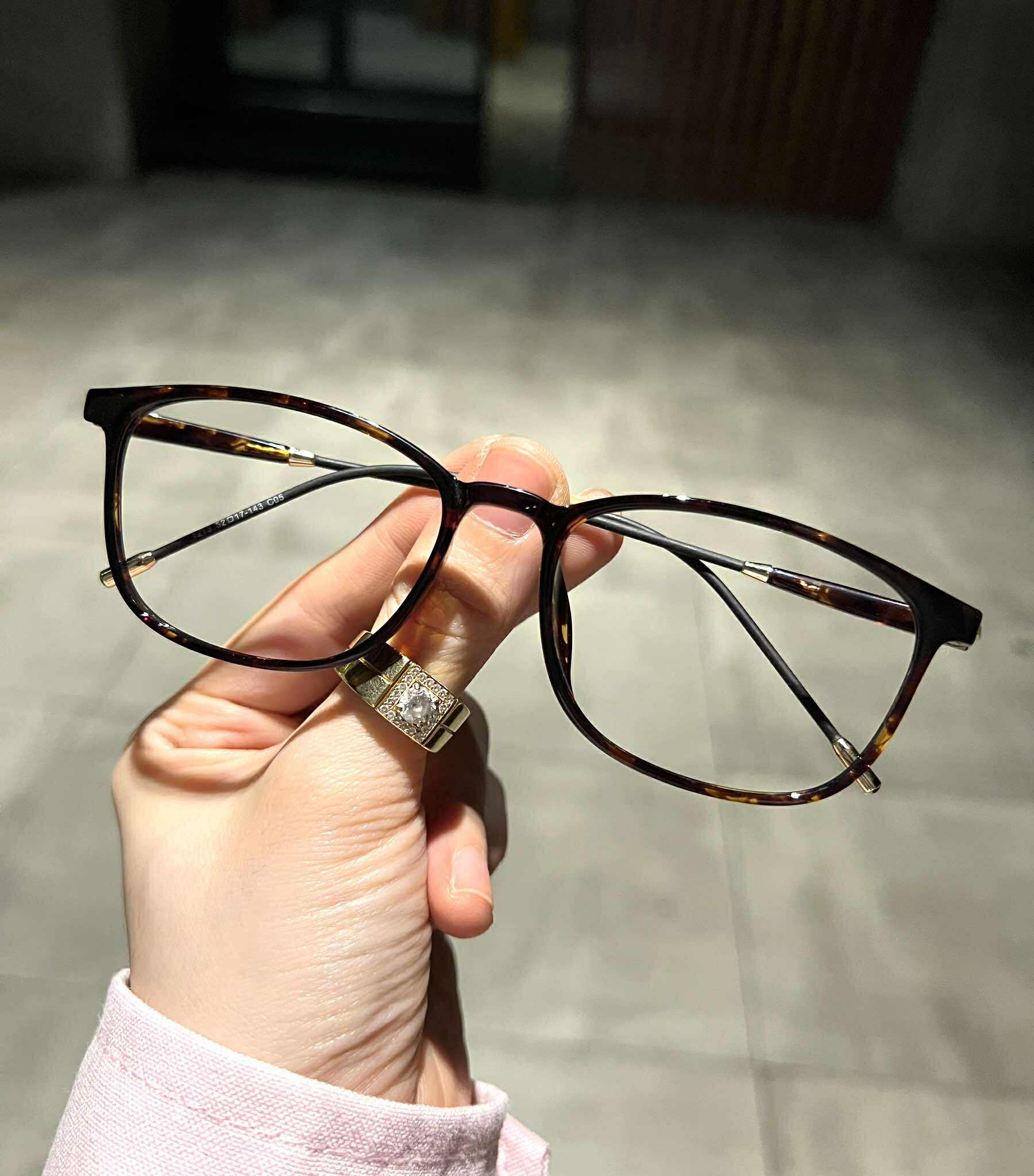 Kính mắt bầu form nhỏ gọng nhẹ thời trang cho nam nữ