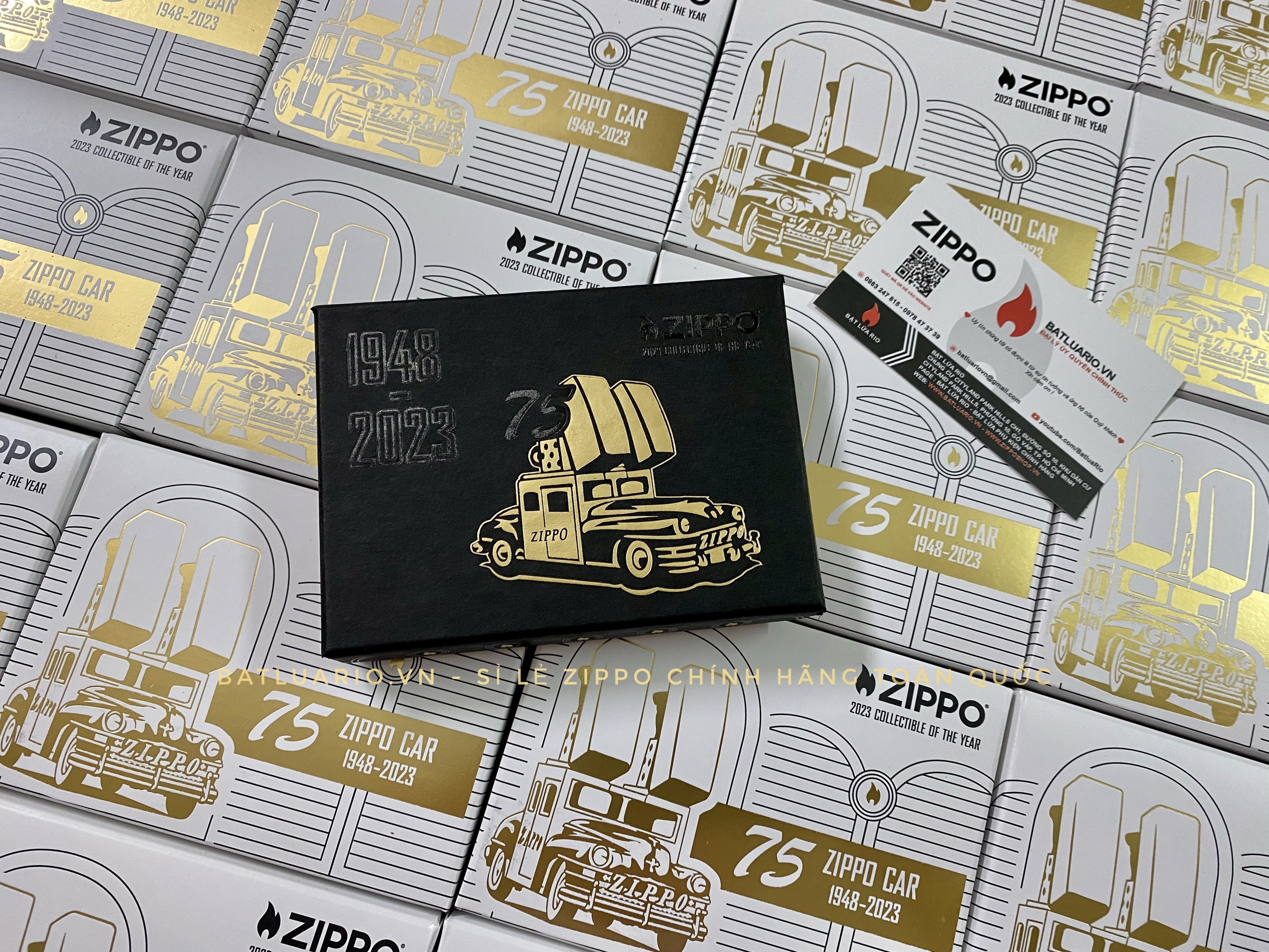 Zippo 48692 – Zippo 2023 Collectible Of The Year – Zippo Car 75th Anniversary Asia Pacific Limited Edition – Zippo COTY 2023 – Honoring 75 Years Of The Zippo Car