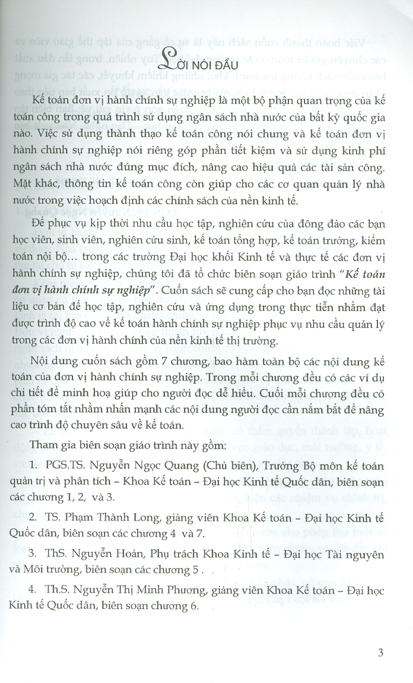 Giáo Trình Kế Toán Đơn Vị Hành Chính Sự Nghiệp