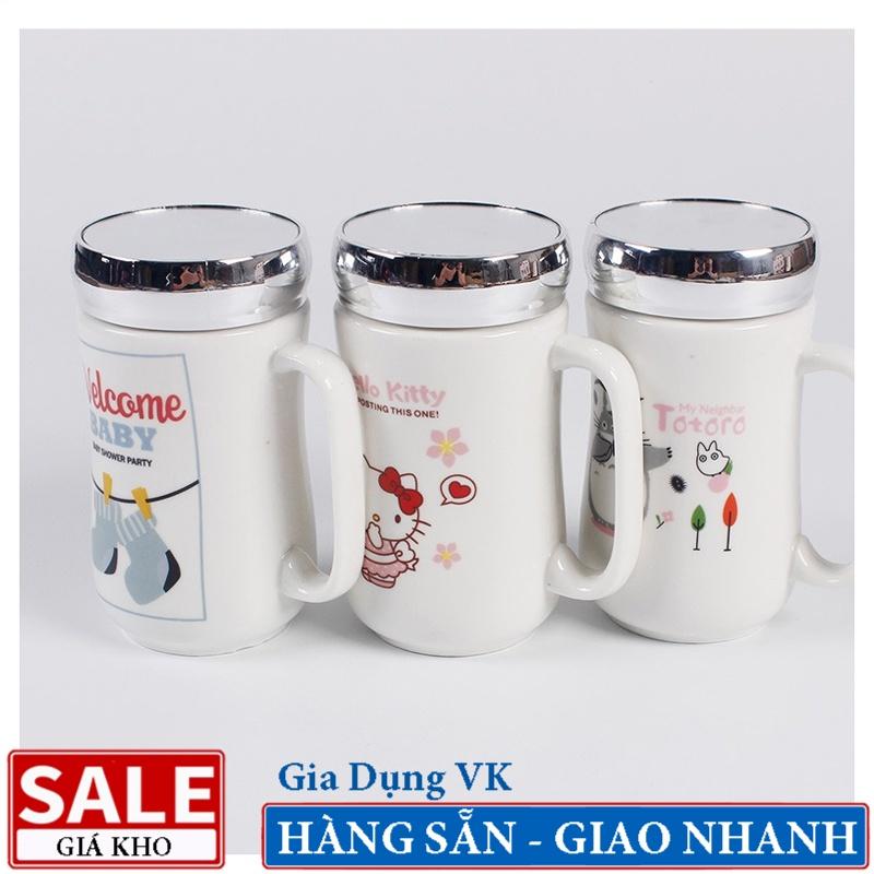 Ly Sứ Nắp Gương Soi Hàn Quốc - Nhiều Hình