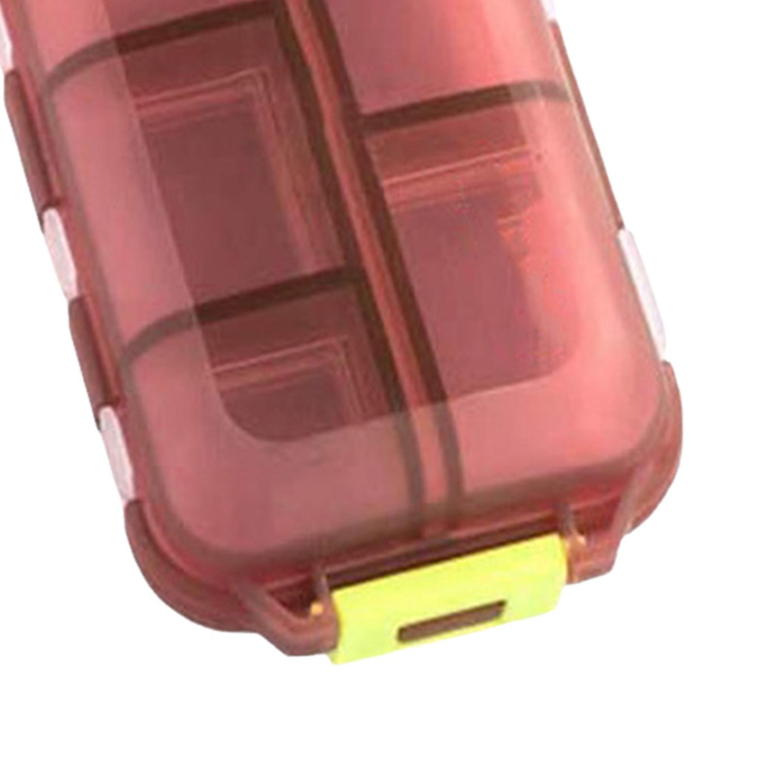 Travel  Organizer/  Container Holder / Reminder Case/ 10 Grids Portable  Case Small  Box for Daily  Tablet