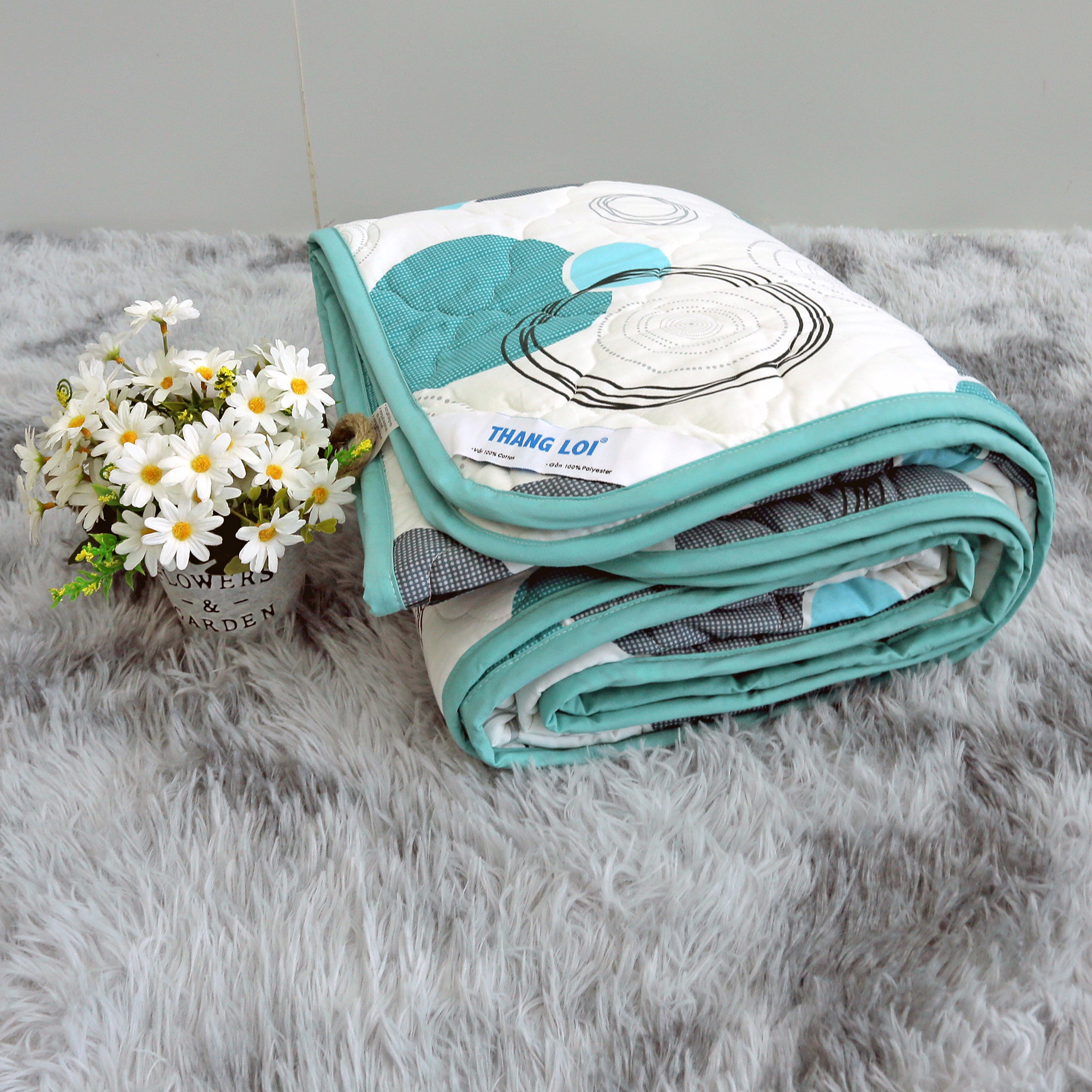Chăn Chần Cotton Hoa Thắng Lợi Mẫu 43- Chính hãng