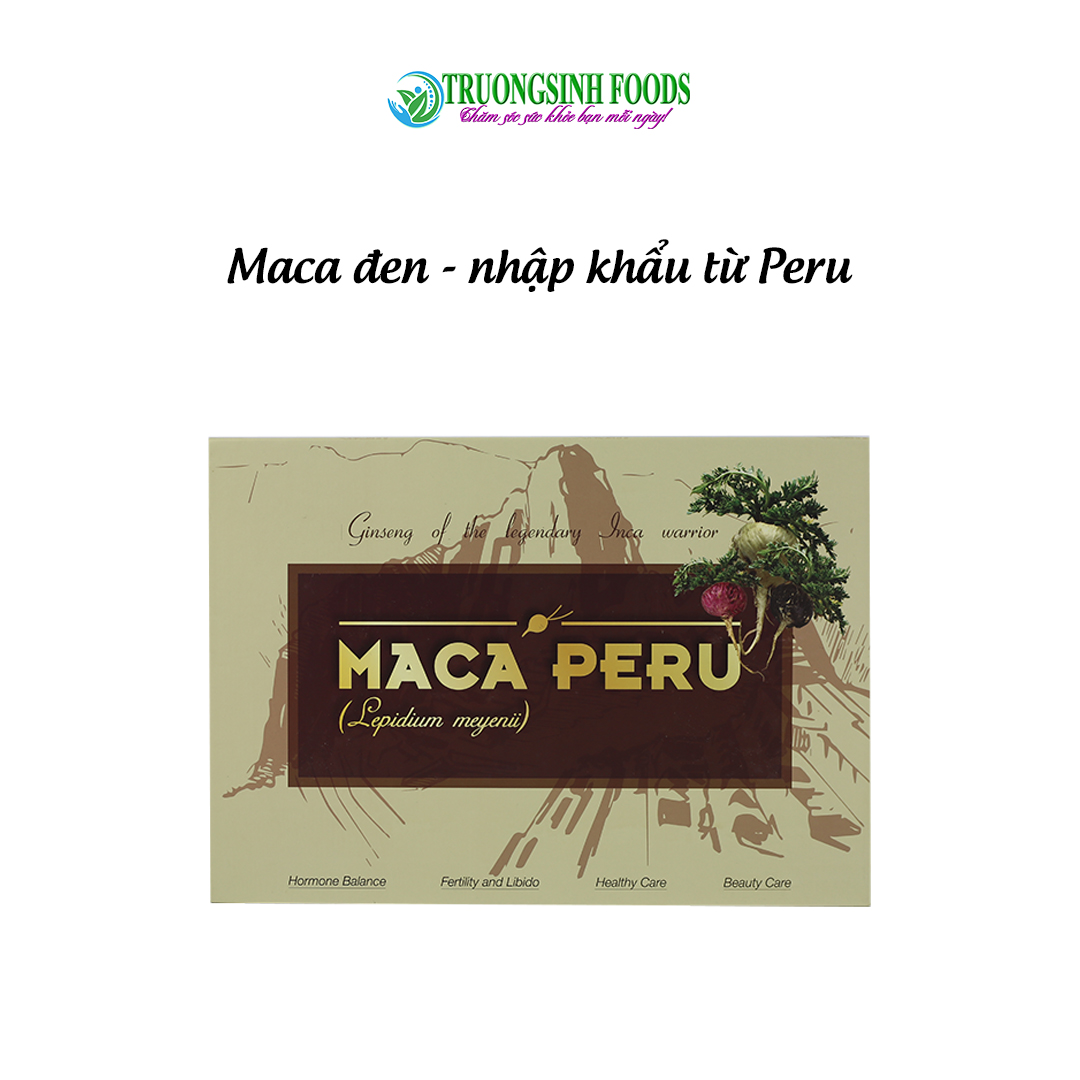 Hộp Sâm Củ Maca Peru Đen - Lepidium Meyenii 