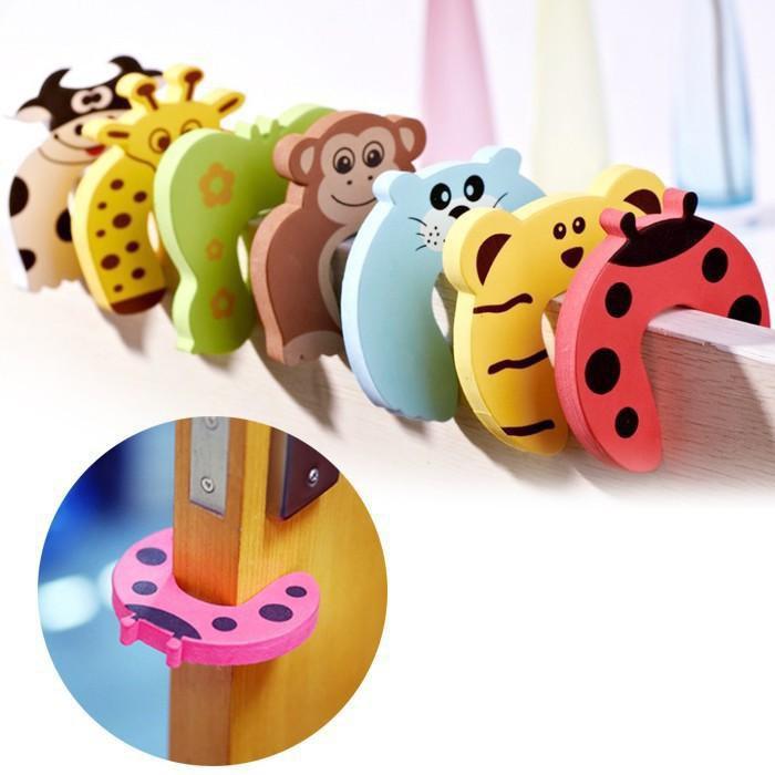 Miếng Xốp Chặn Cửa, Chống Kẹt Tay Hình Thú Ngộ Nghĩnh Cho Bé